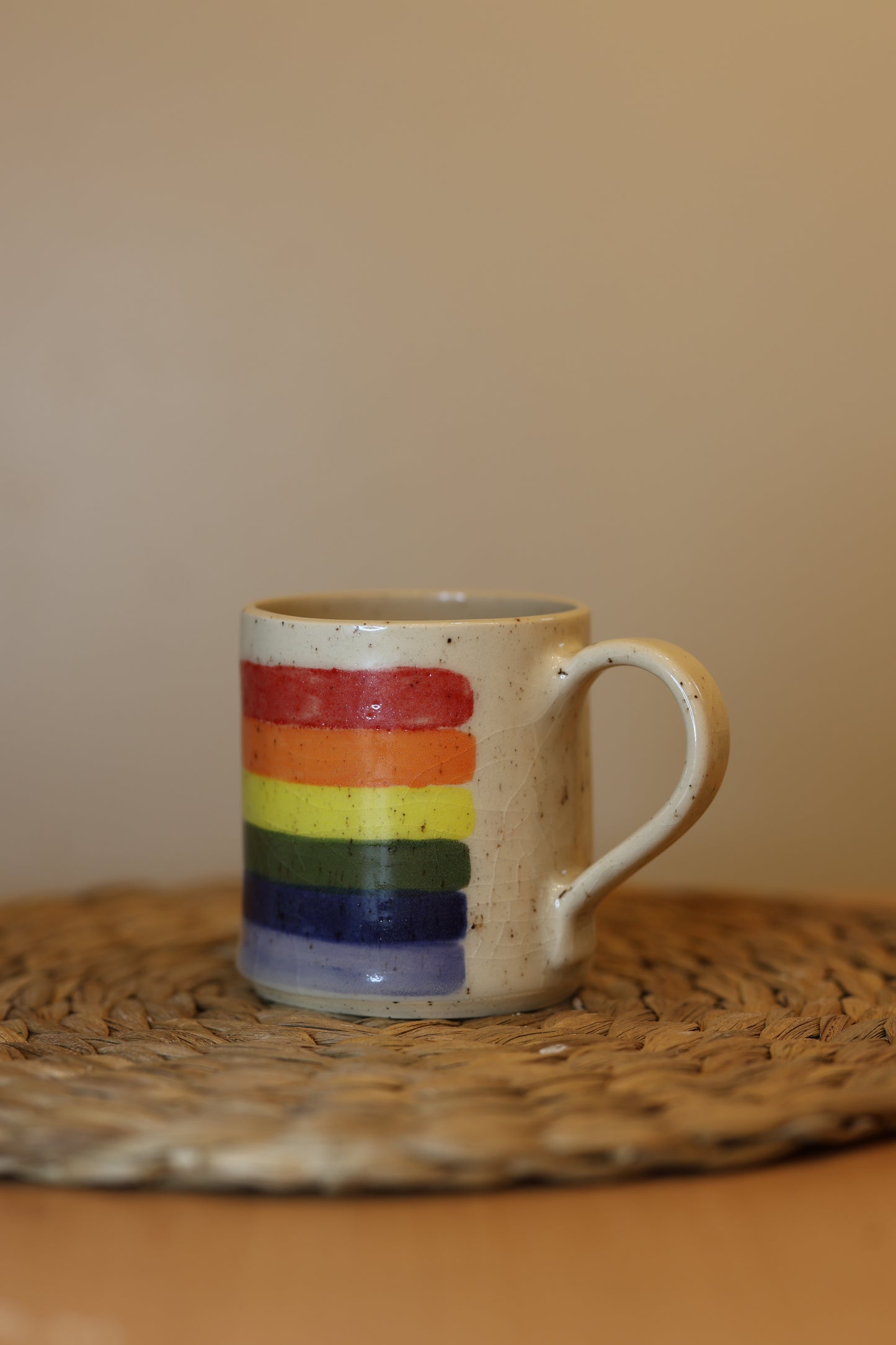 Speckled Pride Flag Mug