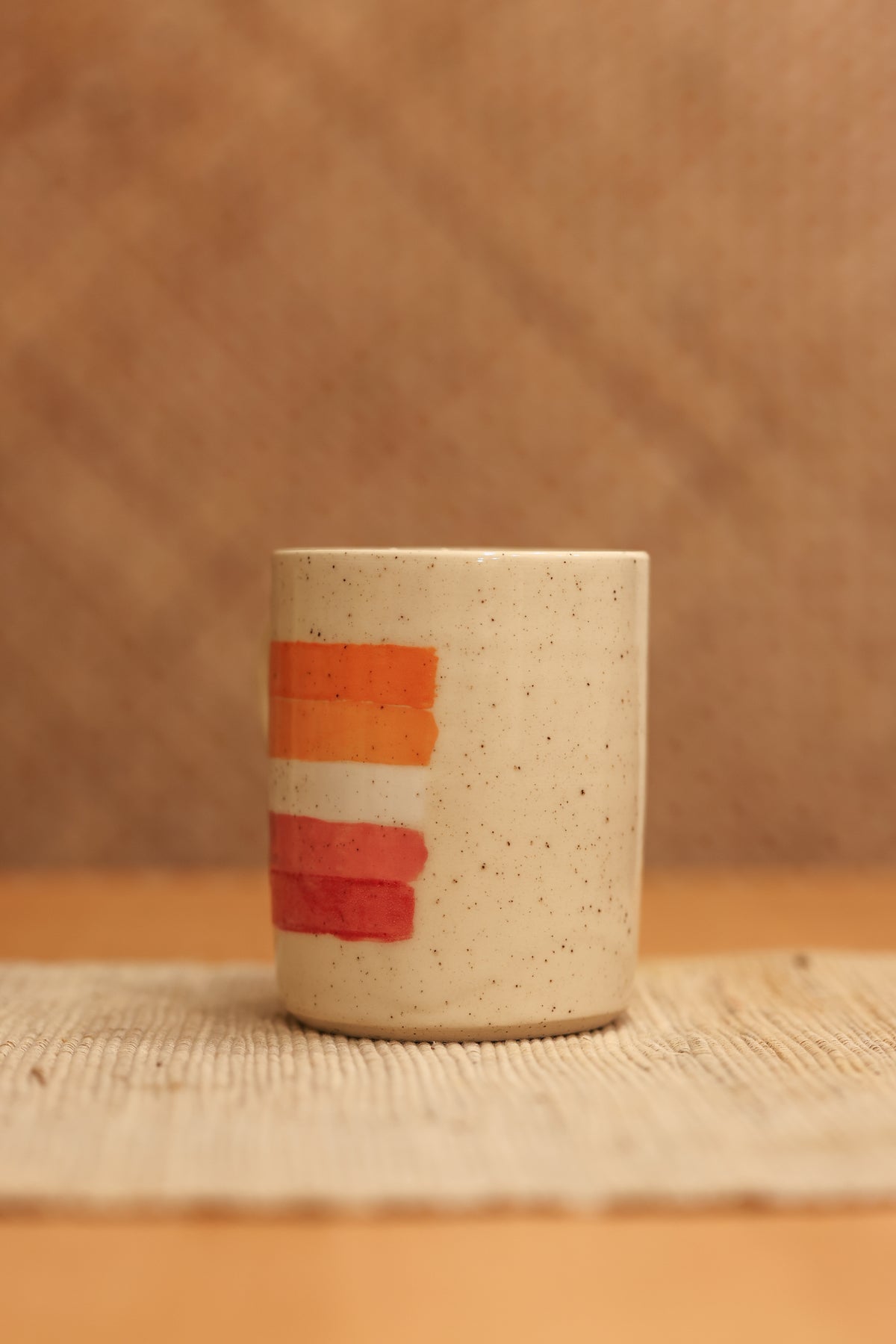 Speckled Lesbian Pride Flag Mug