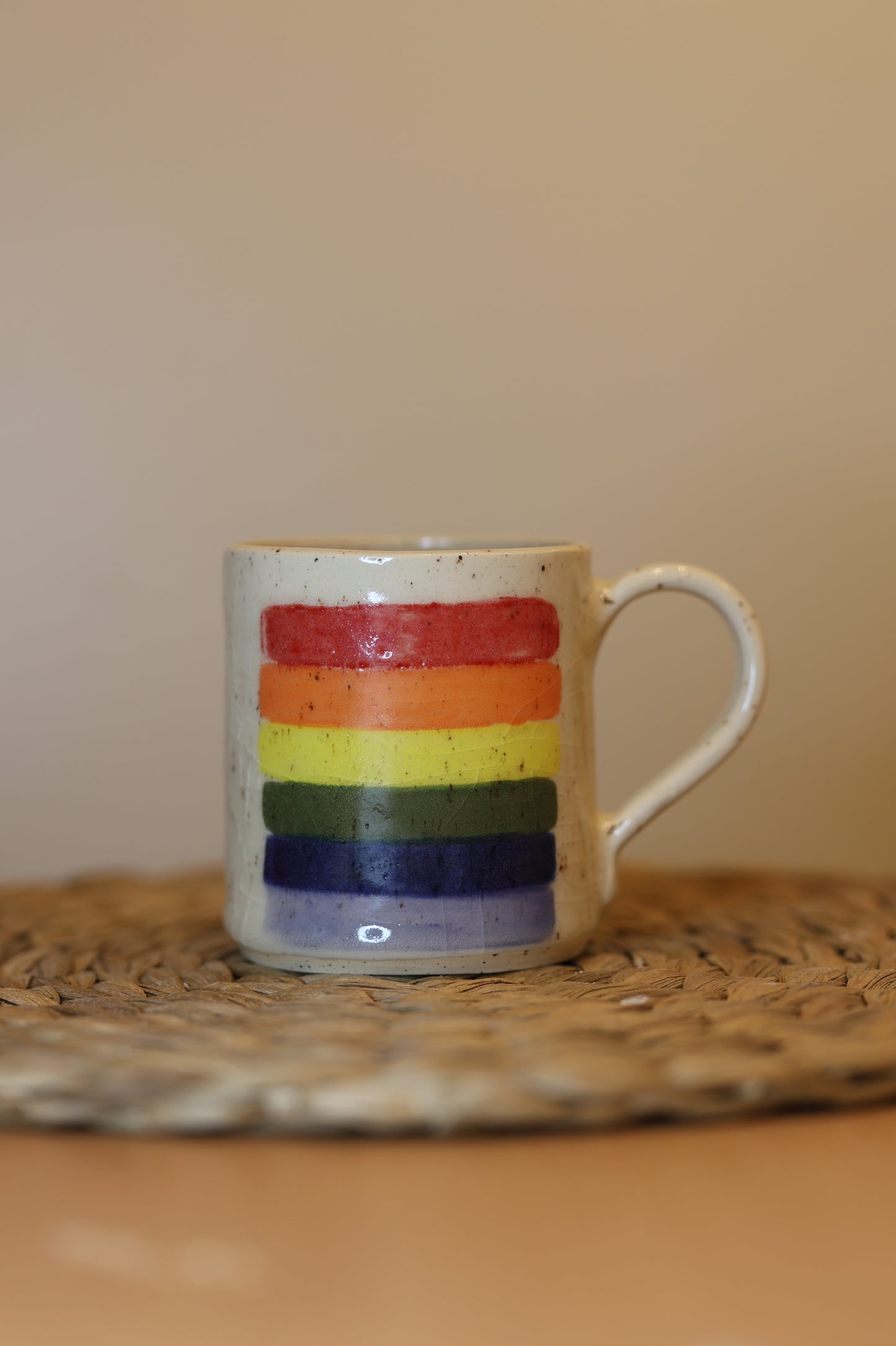 Speckled Pride Flag Mug