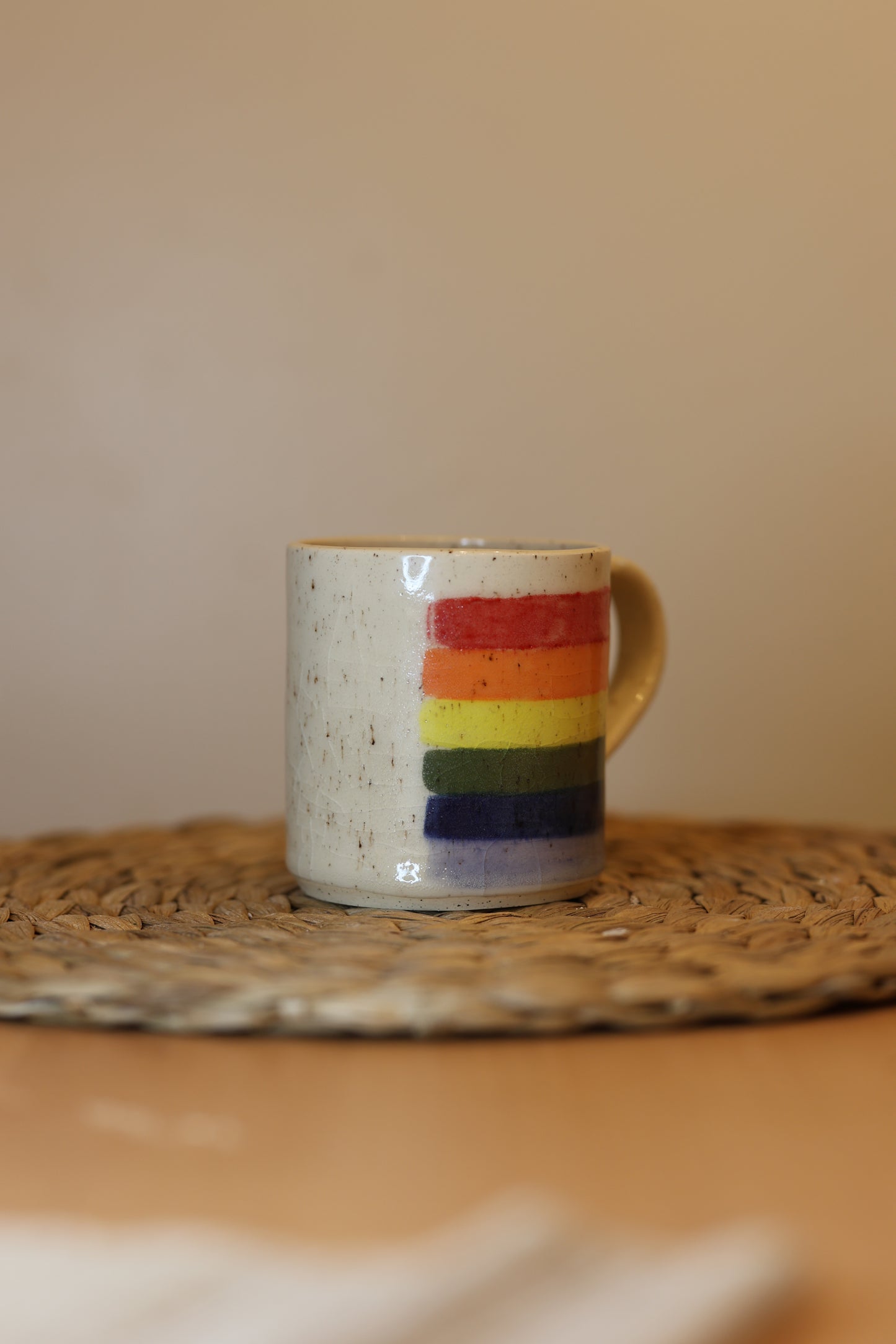 Speckled Pride Flag Mug