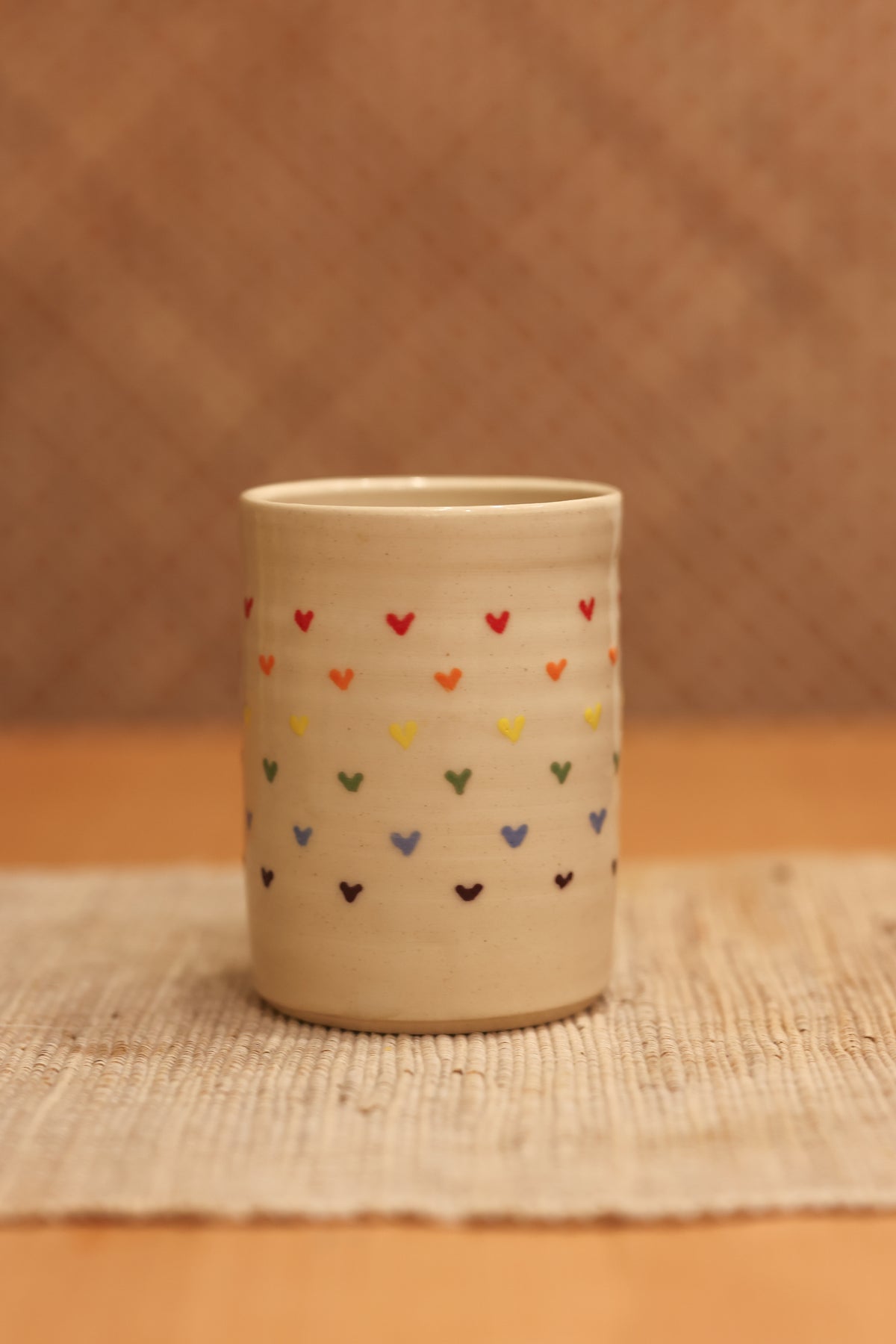 Rainbow Hearts Mug