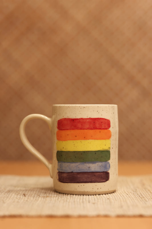 Speckled Pride Flag Mug