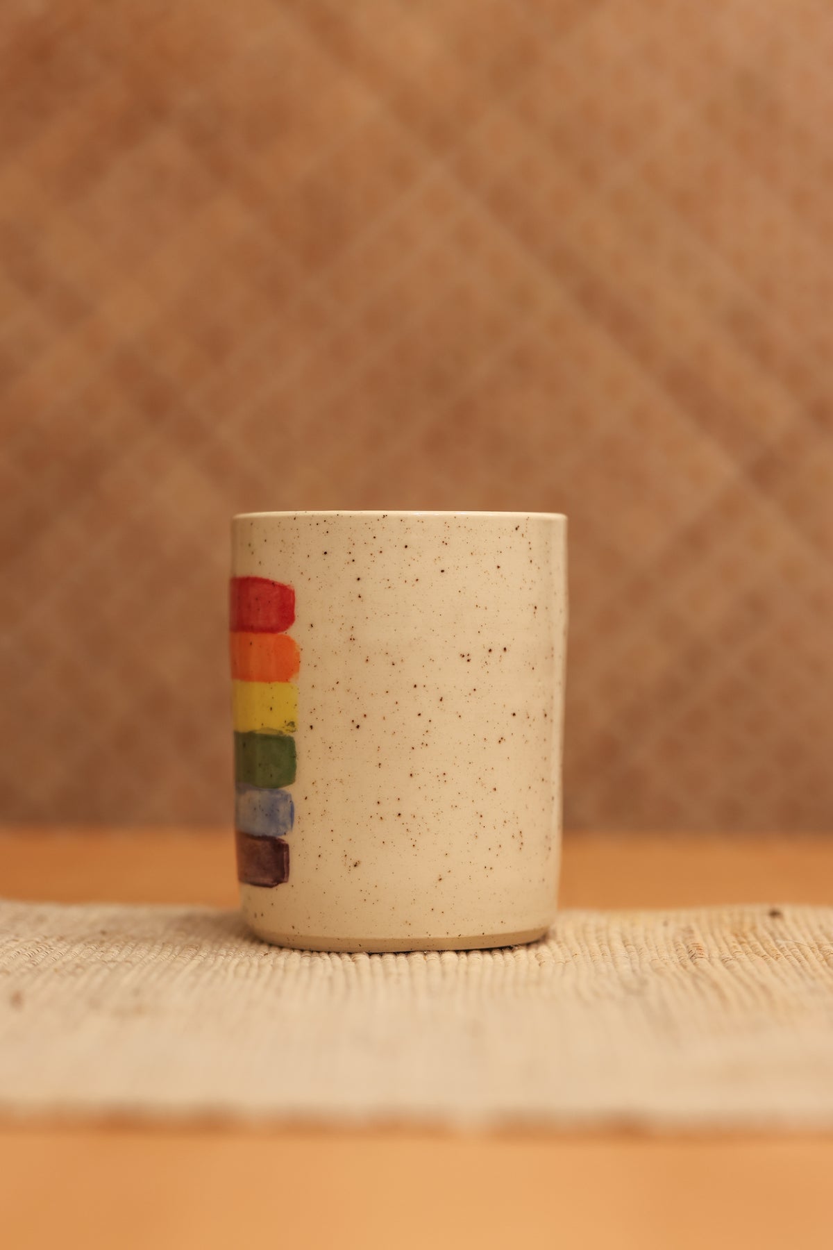 Speckled Pride Flag Mug