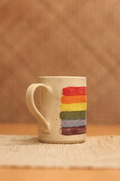 Speckled Pride Flag Mug