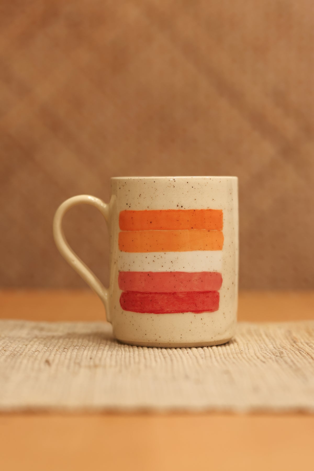 Speckled Lesbian Pride Flag Mug