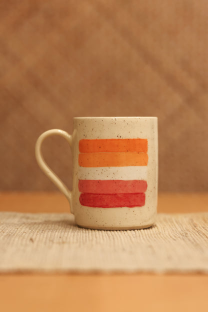 Speckled Lesbian Pride Flag Mug