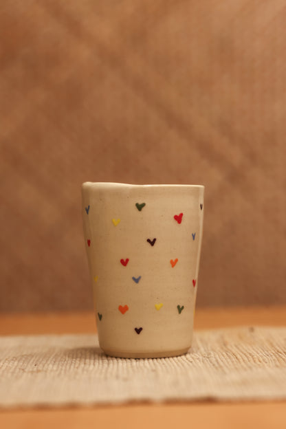 Rainbow Hearts To-Go Cup 💕