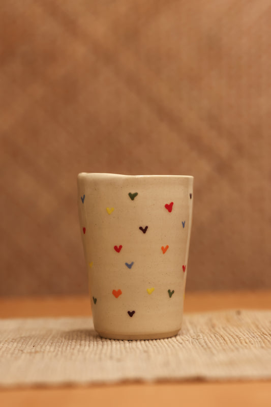 Rainbow Hearts To-Go Cup 💕