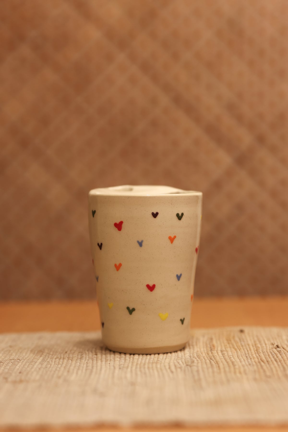 Rainbow Hearts To-Go Cup 💕