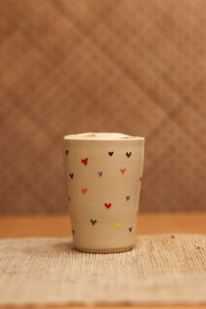 Rainbow Hearts To-Go Cup 💕
